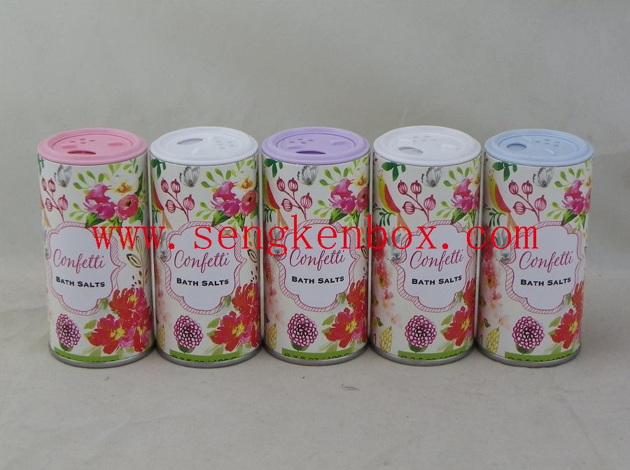 Bath Salt Packaging Shaker Paper Tube