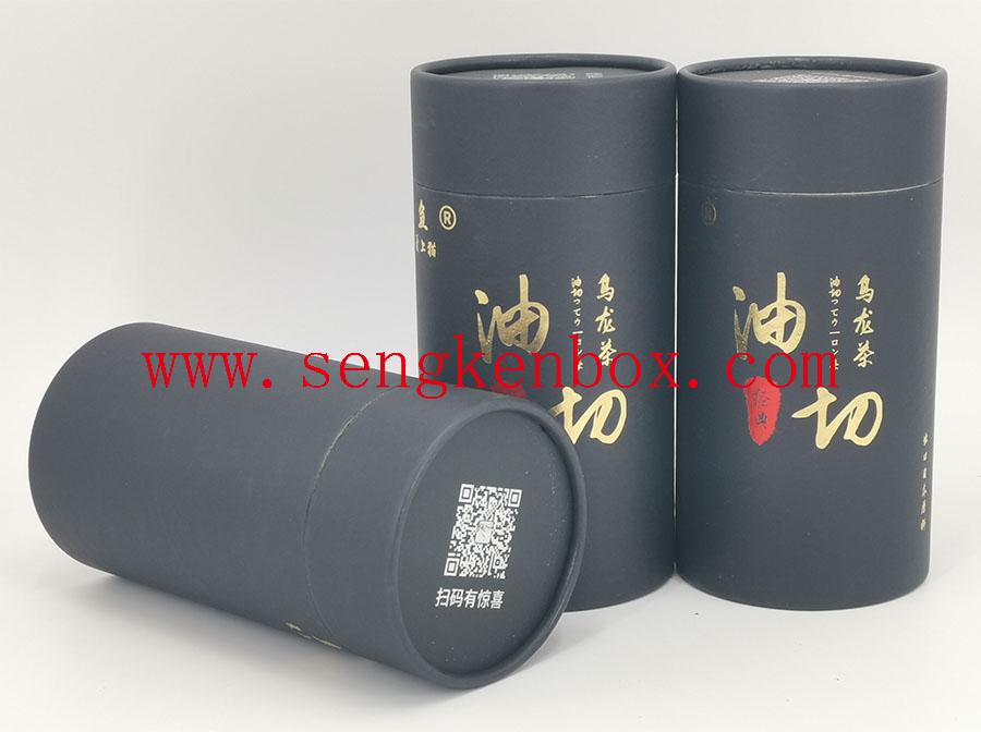 Round Paper Container Tea Packaging Tube
