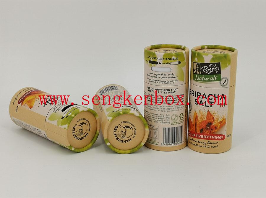 Two Pieces Food Grade Paper Cans