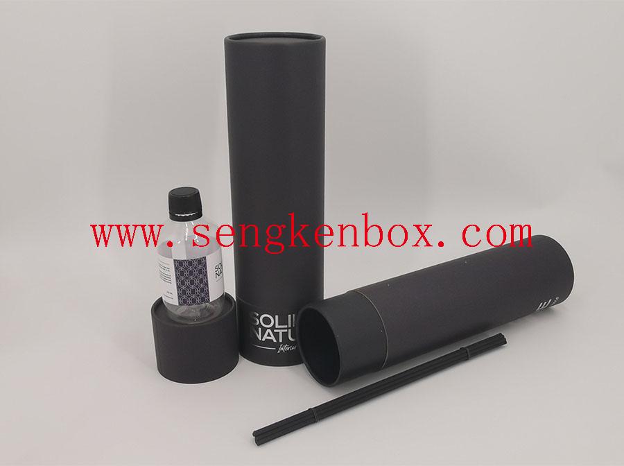 Simple Black Style Multi-purpose Aromatherapy Paper Tube Box