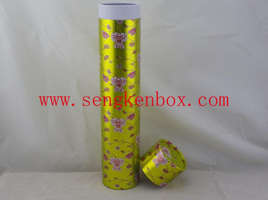 Cardboard Tube with Flower