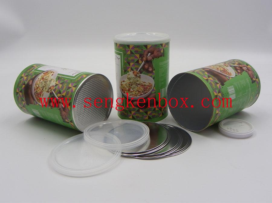 Fruity Food Packaging Paper Cans