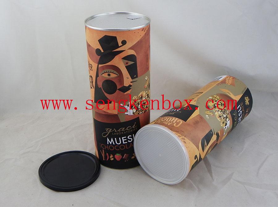 Plastic Cover Paper Cans