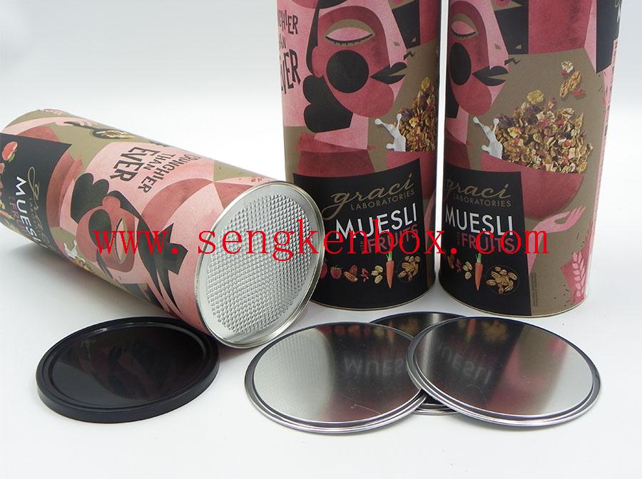 Muesli Fruits Packaging Paper Cans