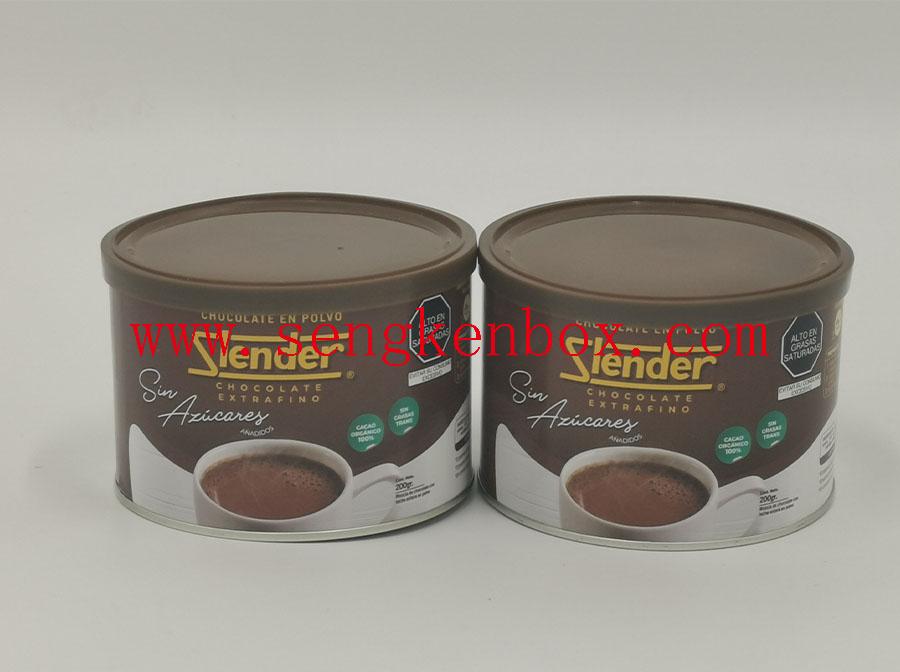 Chocolate Drinking Packaging Paper Cans