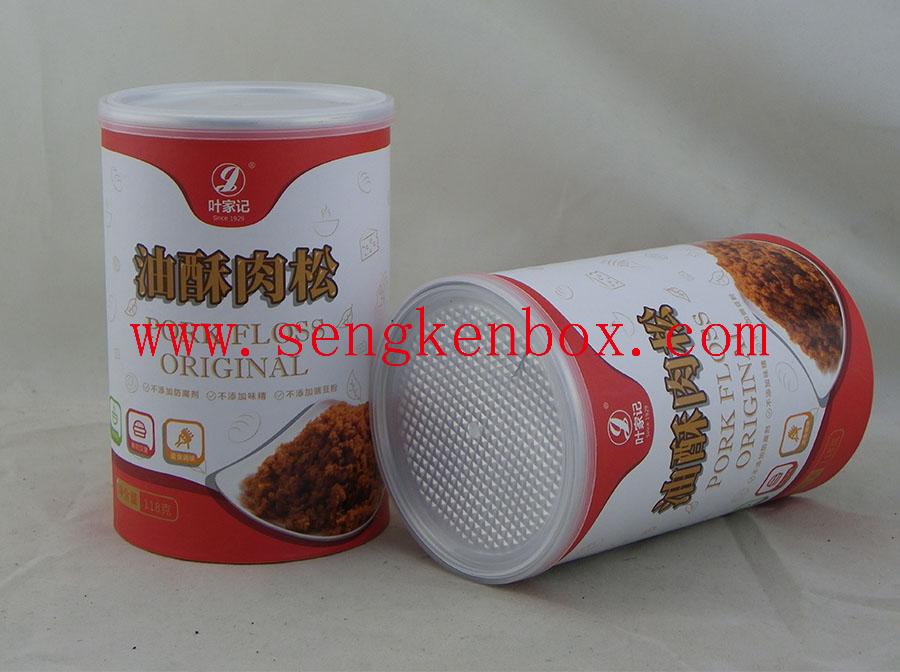 Pork Floss Food Paper Cans