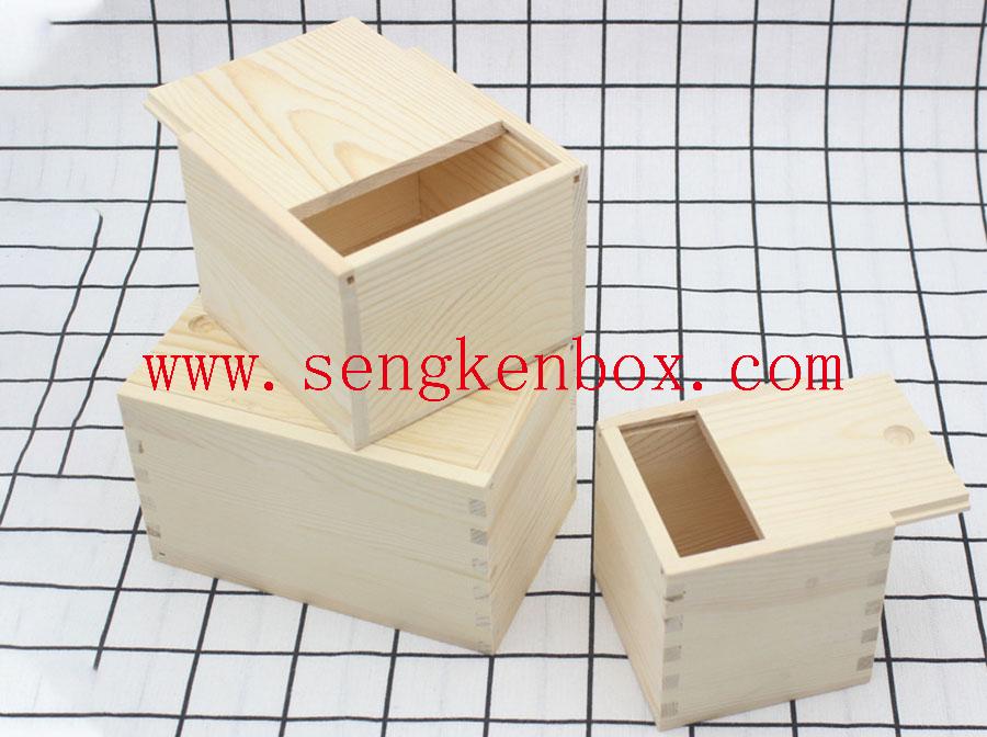 Push-pull Small Volume Packaging Wooden Box
