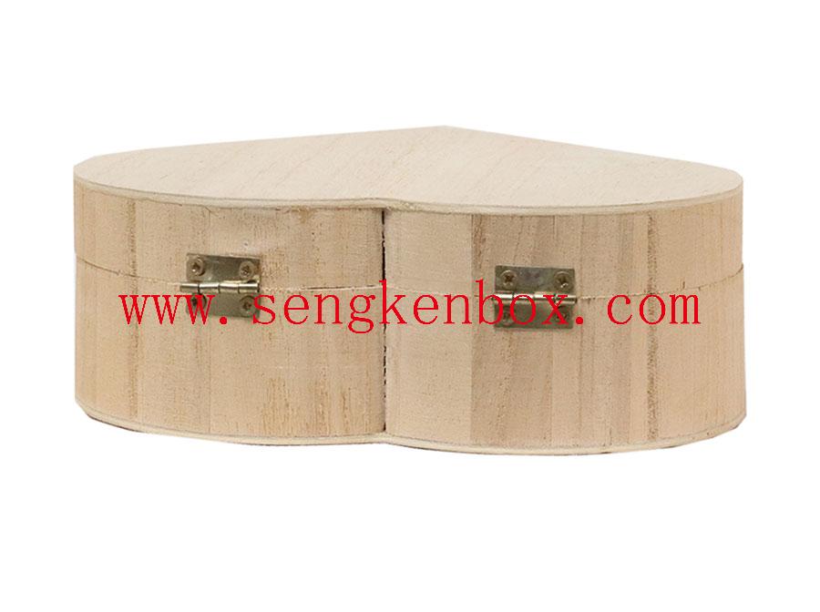 Clamshell Ferromagnetic Storage Packaging Wooden Box