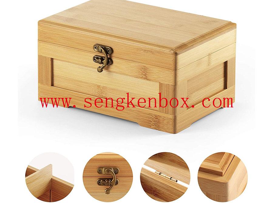 Packaging Wooden Box With Little Drawers