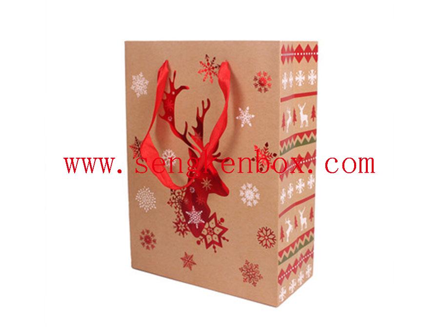 Different Printing Colors Paper Card Bag