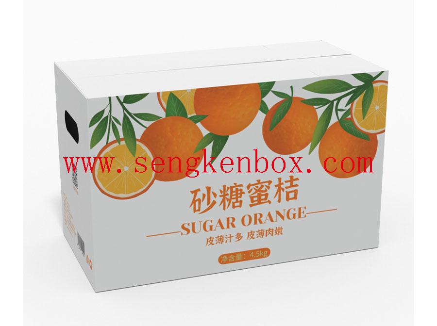 Caisse d'emballage en papier de fruits
