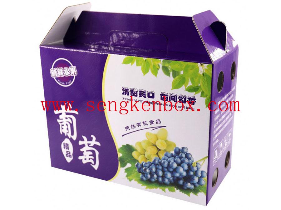 Boîte en papier anti-collision pour fruits et raisins