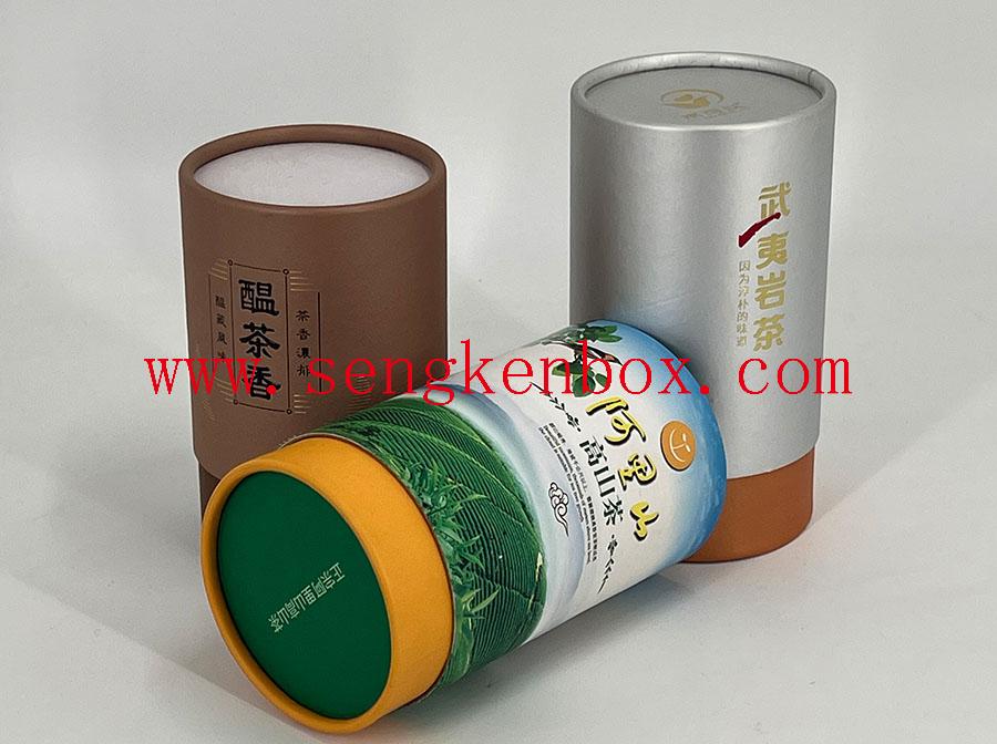 Emballage de boîtes de thé en papier Roll Edge