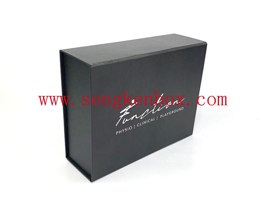 Boîte d'emballage noir mat pour extensions de cheveux