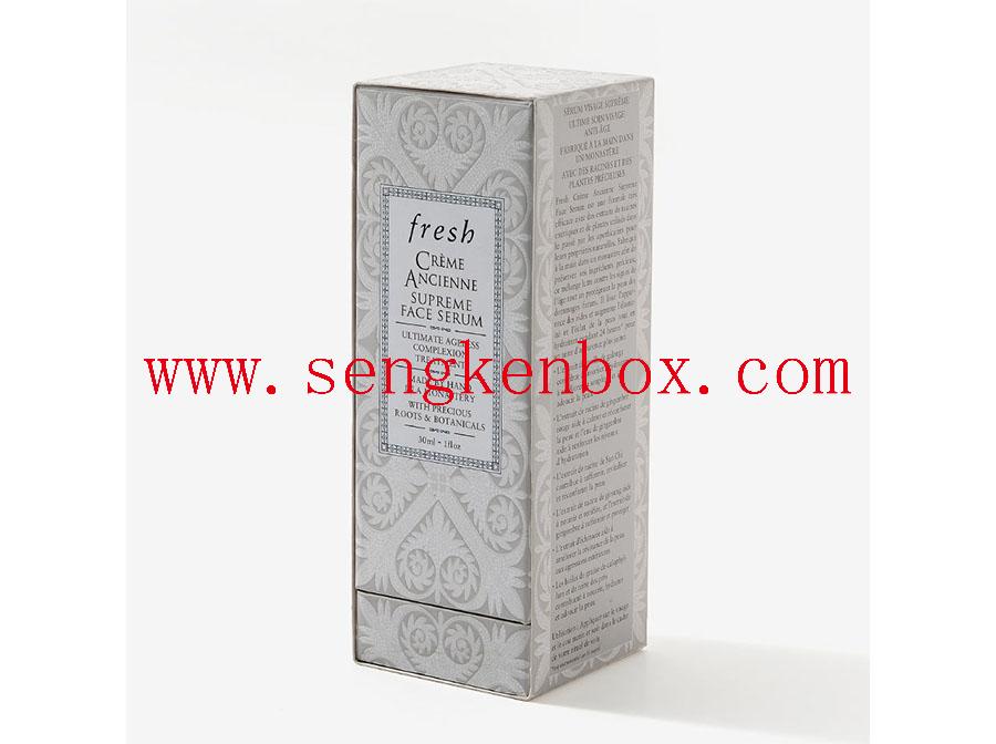 Caisse d'emballage en papier pour bougie parfumée personnalisée