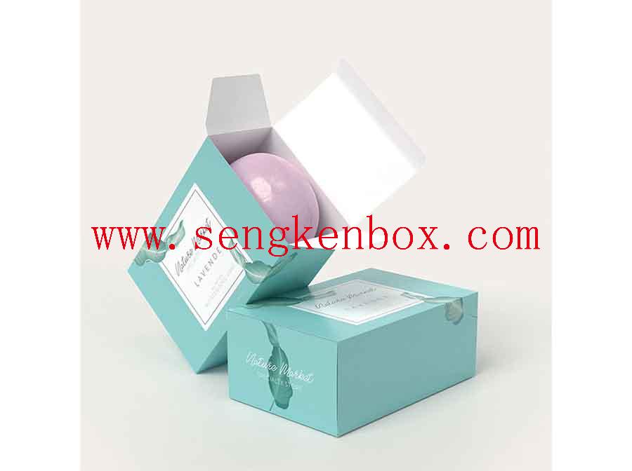 Boîte-cadeau de savon de conception personnalisée