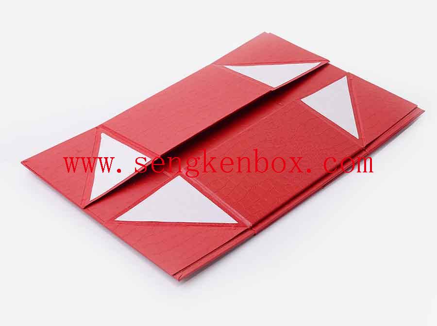 Coffret cadeau en papier de luxe rouge