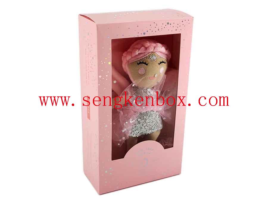 Boîte d'emballage en papier pour poupées de chiffon