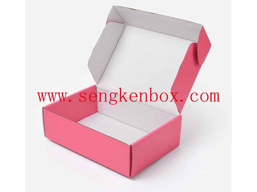 Boîte en papier de luxe rose