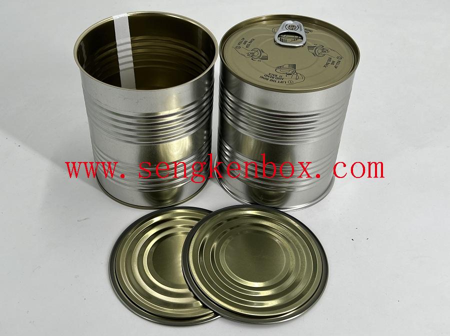 Boîtes métalliques d'emballage de pâte de soja