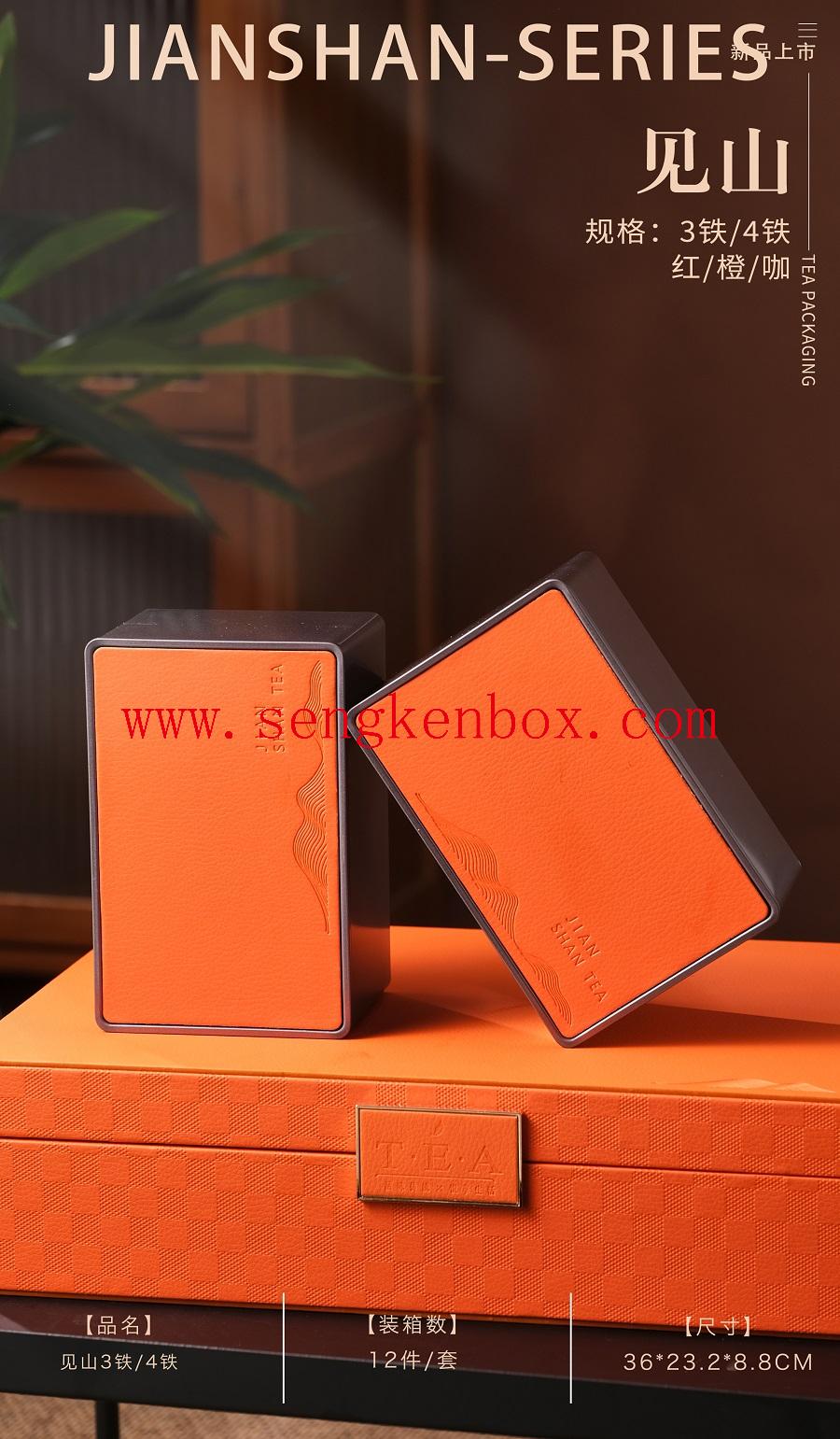 boîtes de présentation de boîte à thé avec logo personnalisé pour le thé