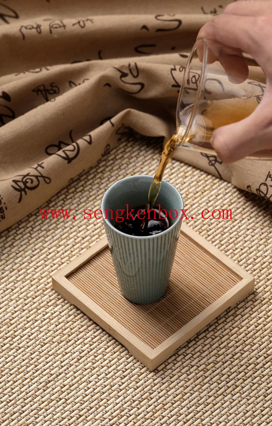 boîte à thé en bambou