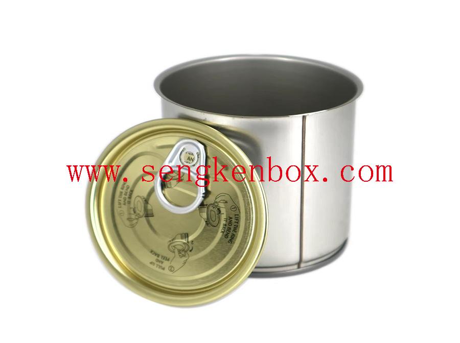 Boîte métallique vide pour épices et thé
