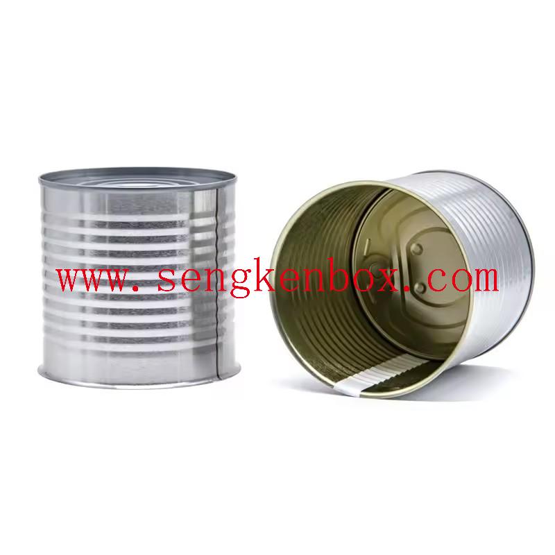 Boîte de conserve ronde en aluminium