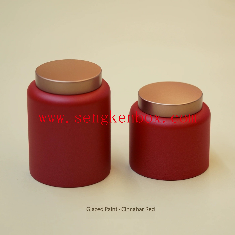 Enamel Sealed Tea Can Enamel Sealed Tea Can