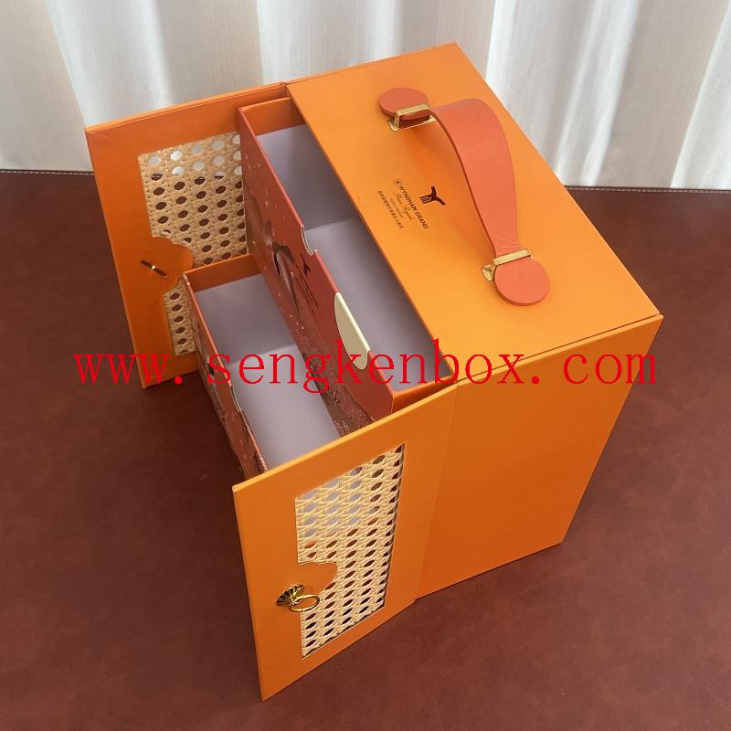Double door gift packaging box
