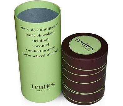 Cylinder Truffles Packaging Gift Boxes