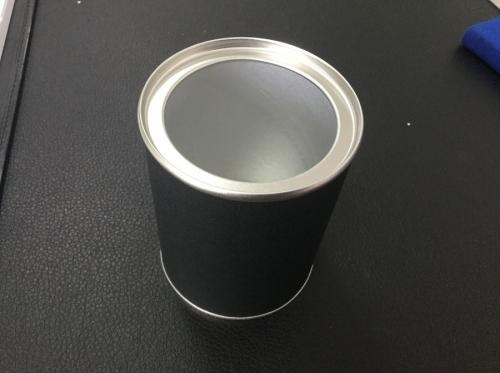 Black Paper Packaging Canister