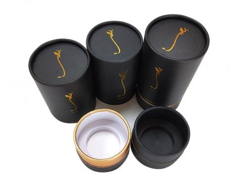 Perfume Packaging Black Cardboard Cans