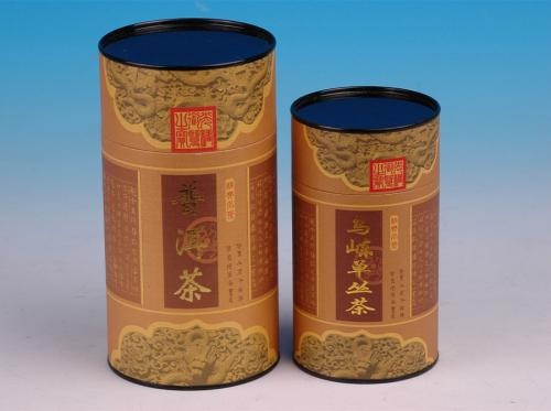 Metal Buckled Childproof Paper Packaging Cylinder