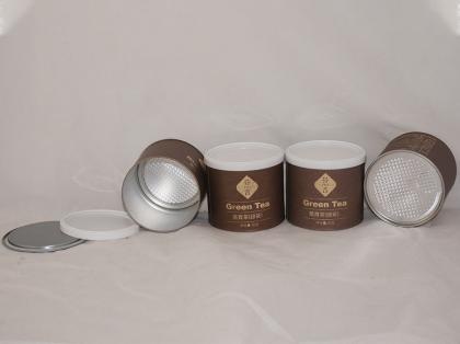 Small Capacity Teas Packaging Paper Cans