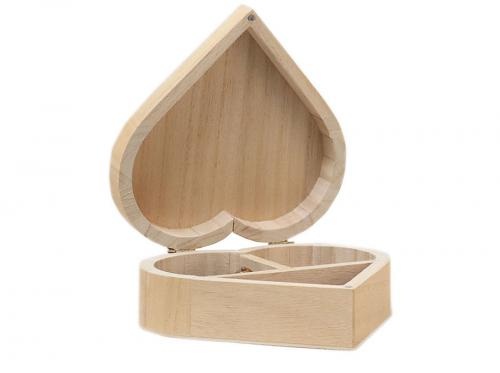 Clamshell Ferromagnetic Jewelry Packaging Wooden Box