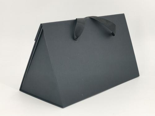 Triangle Foldable Brown Paper Gift Box