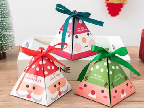 Christmas Stereo Foldable Cute Paper Box