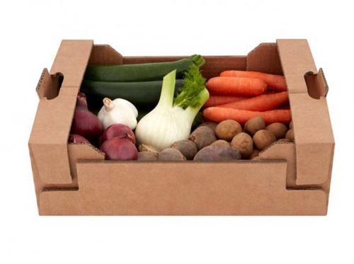 Uncapped Fruits And Vegetables Place Box