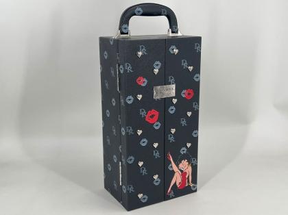 Double Open Door Wine Packaging Leather Box