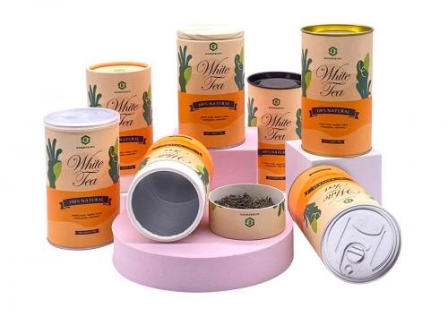 Luxury Printing Tea Packaging Paper Cans
