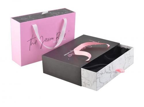 Hair Extensions Wig Packaging Drawer Paper Box