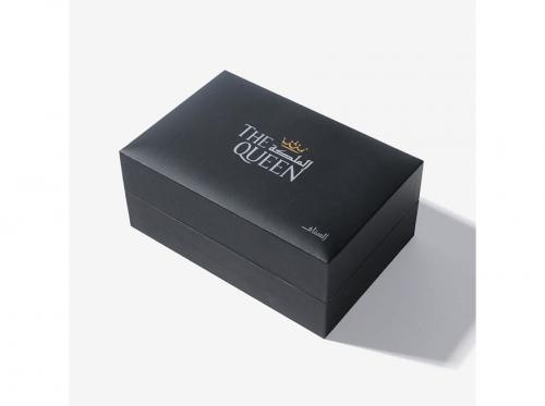 Silver Foil Stamping Logo Watch Leather Box