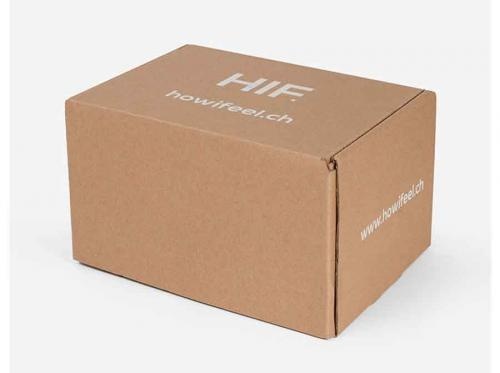 Simple Recycle Kraft Paper Customized Logo Box