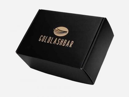 Black T-Shirt Custom Logo Shoe Gift Mailer Case