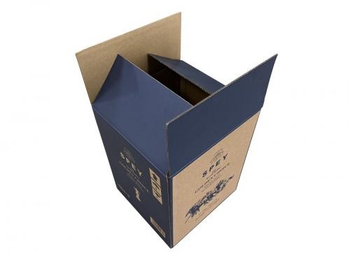 Brown Wine Shipping Packaging Corrugated Box