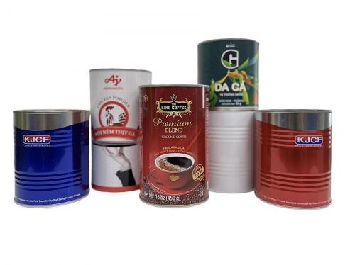 OEM et ODM Seal Coffee Beans Packaging Tin Can with Easy Open Lid à vendre