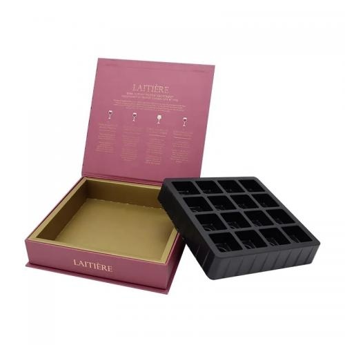 OEM et ODM Custom high-end chocolate gift box with plastic tray à vendre