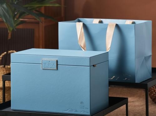 OEM et ODM Custom PU Leather Gift Box Luxury Tea Leather Packaging Box à vendre
