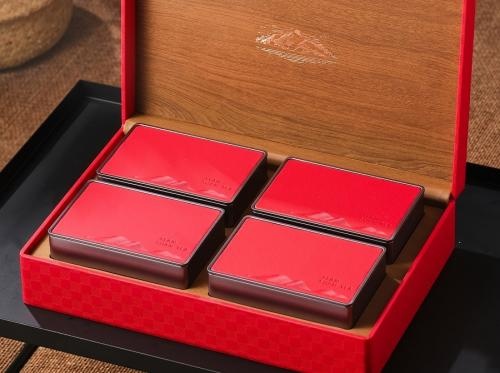 OEM et ODM Luxury Gift PackagingPU Box Portable Leather Tea Boxes With à vendre